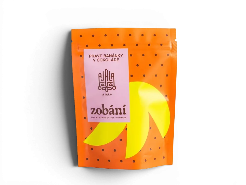 [AJZO2] Ajala Chocolate - Pravé banánky v čokoládě 150g