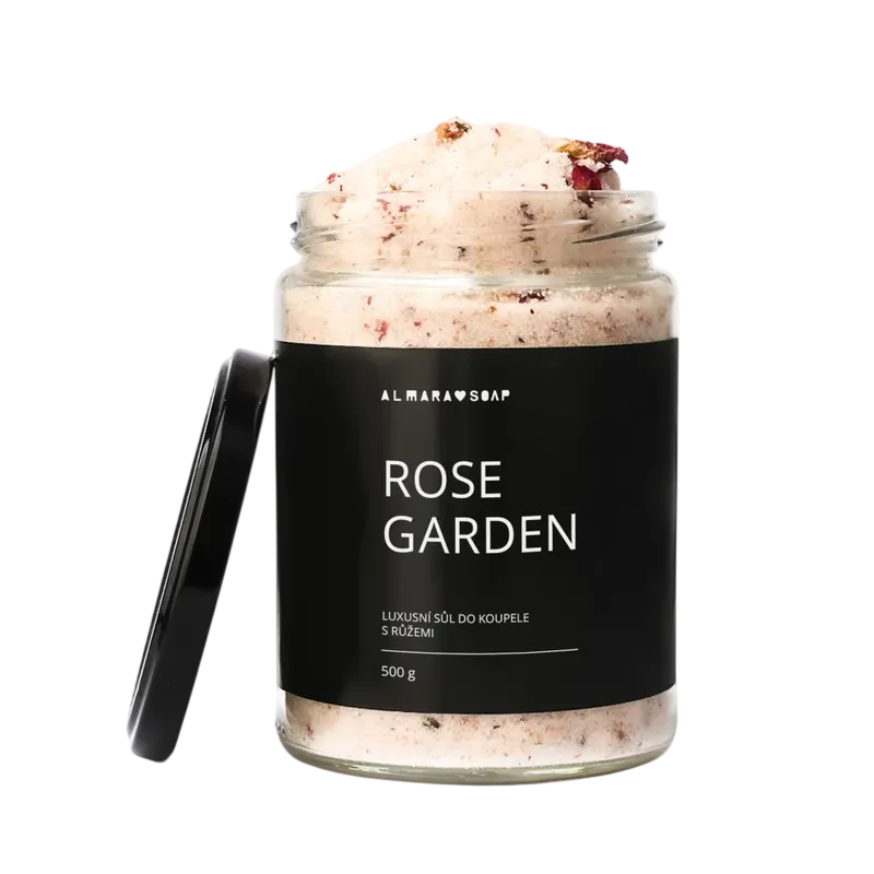 [AS-02SALT-ROSEGA00CZ] Almara Soap - Koupelová sůl Rose Garden 450g