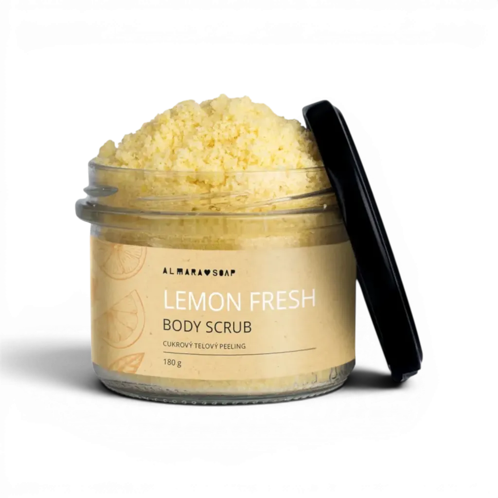 Almara Soap - Body scrub Lemon Fresh 180g