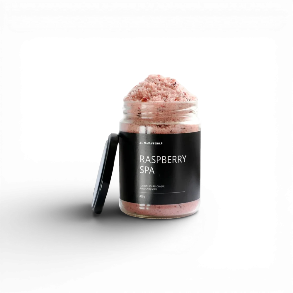 Almara Soap - Koupelová sůl Raspberry Spa 450g