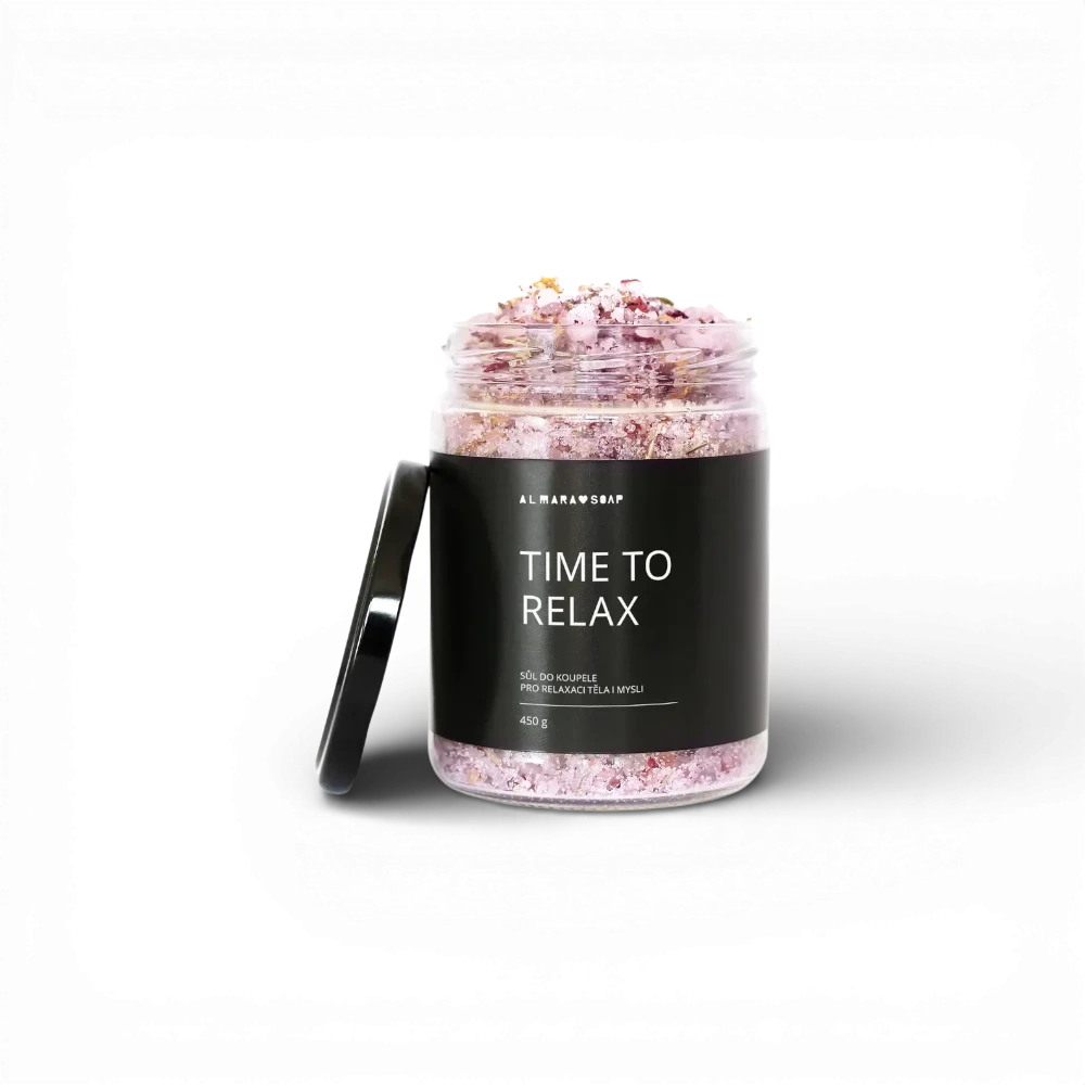 [AS-02SALT-RELAXT00CZ] Almara Soap - Koupelová sůl Time to Relax 450g