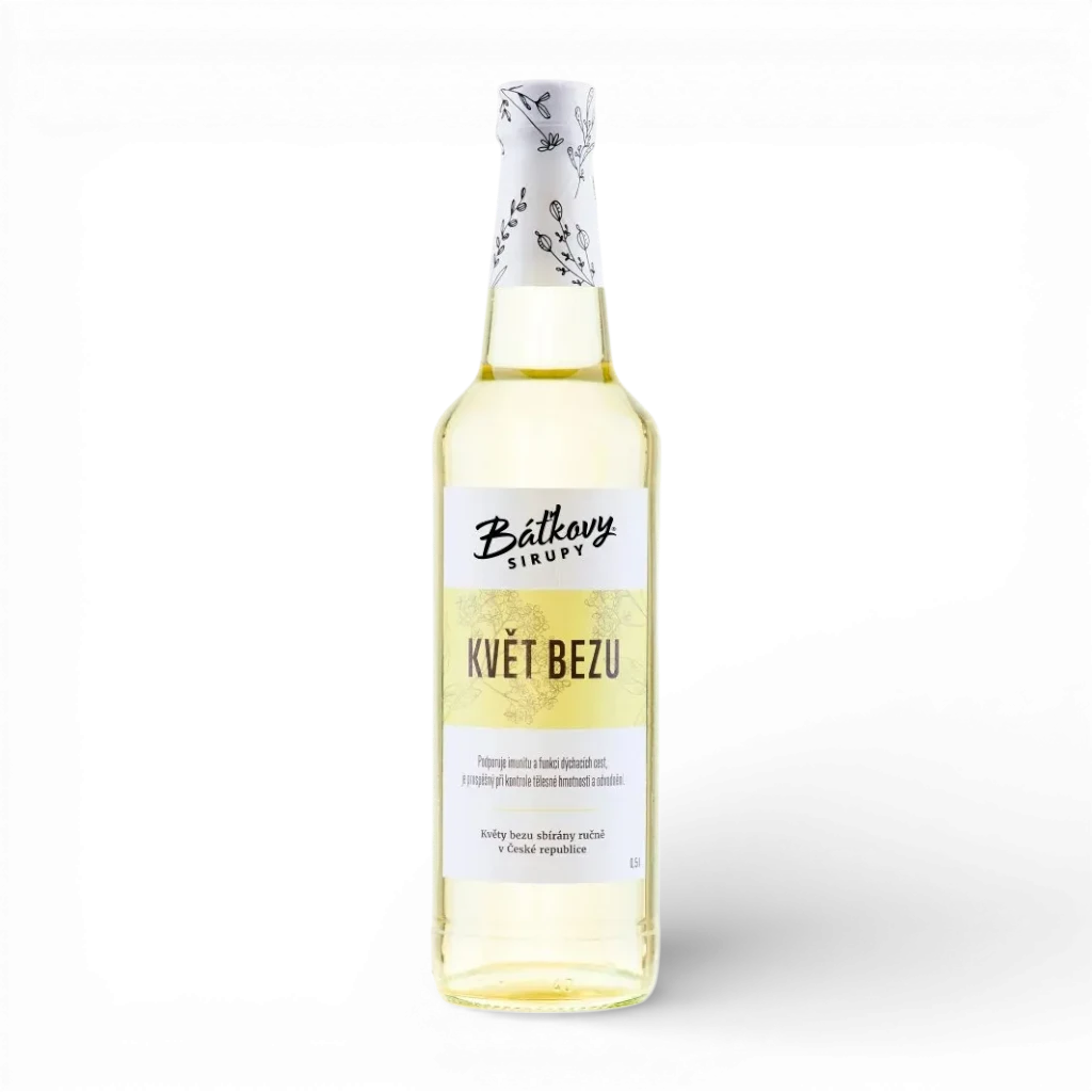 Báťkovy sirupy - Bezový sirup 500ml