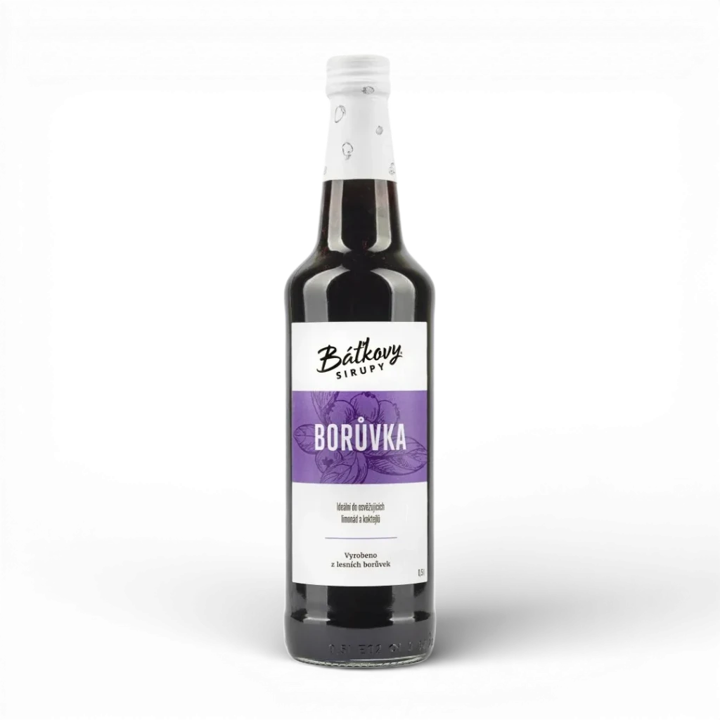Báťkovy sirupy - Borůvkový sirup 500ml