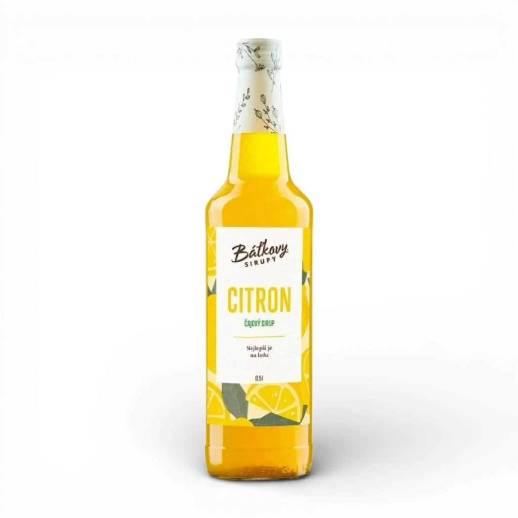 Báťkovy sirupy - Citron, čajový sirup 500ml