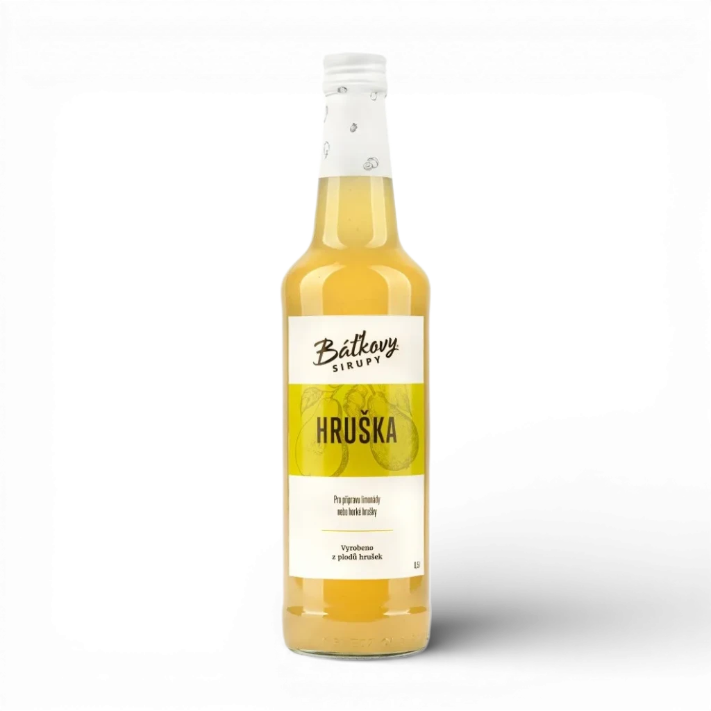 [21282] Báťkovy sirupy - Hruškový sirup 500ml
