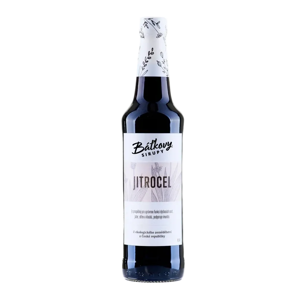 [1311784743400290] Báťkovy sirupy - Jitrocelový sirup 500ml