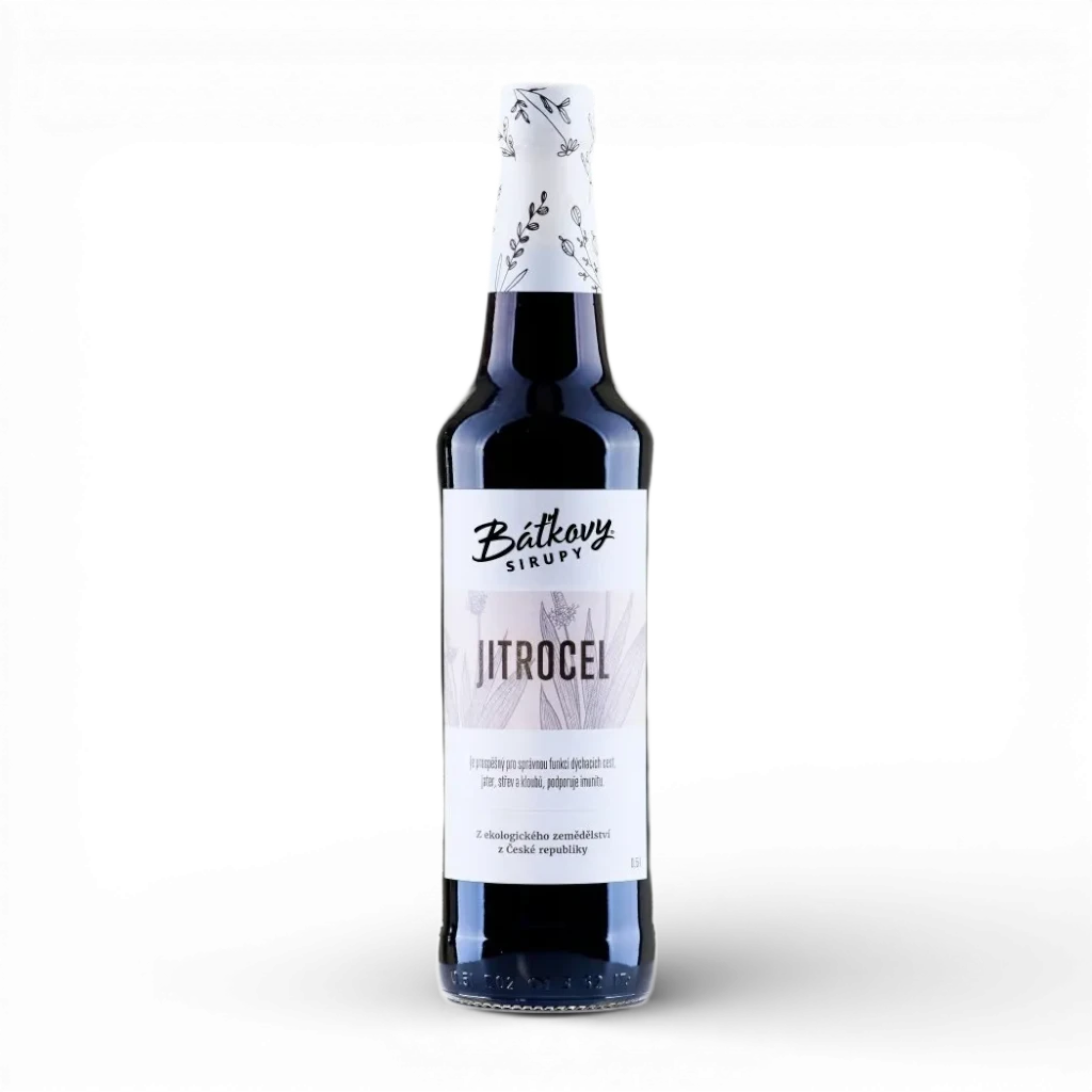 [47] Báťkovy sirupy - Jitrocelový sirup 500ml