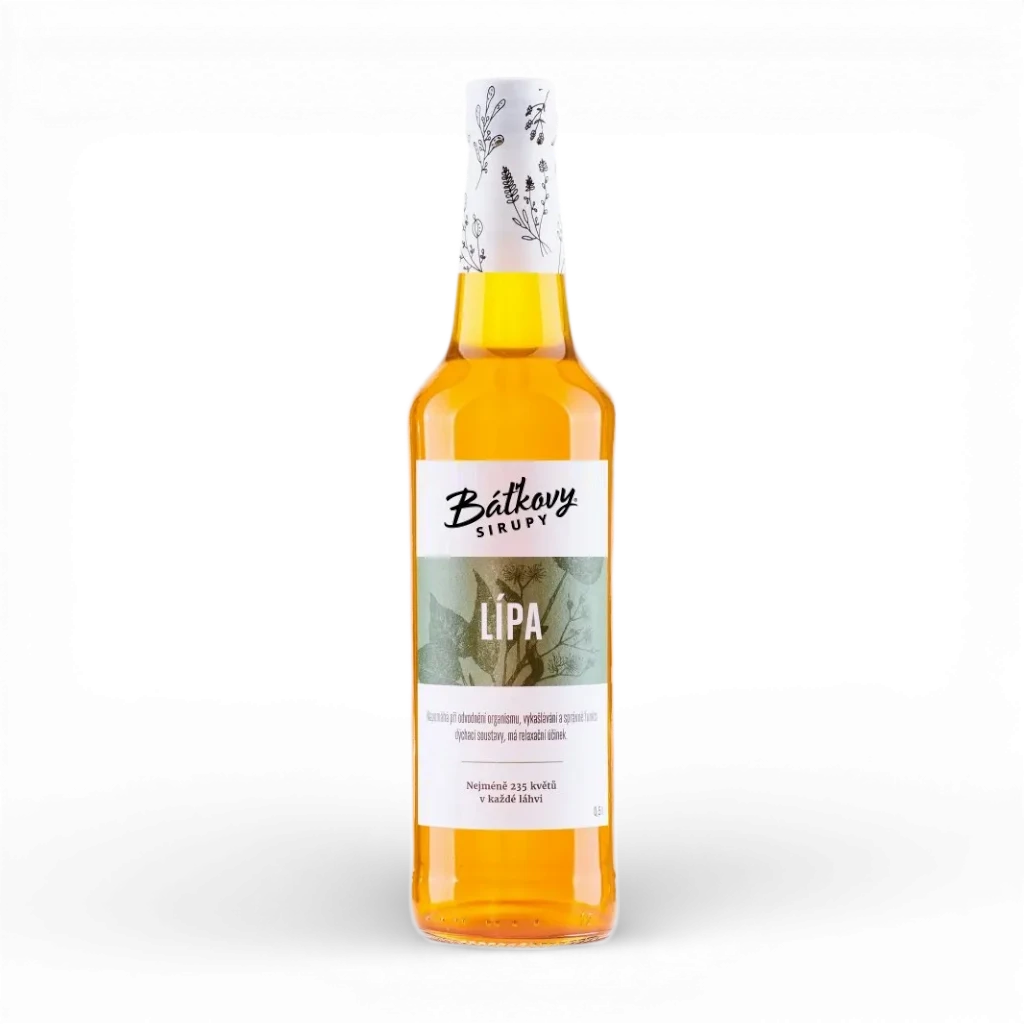 [125] Báťkovy sirupy - Lipový sirup 500ml