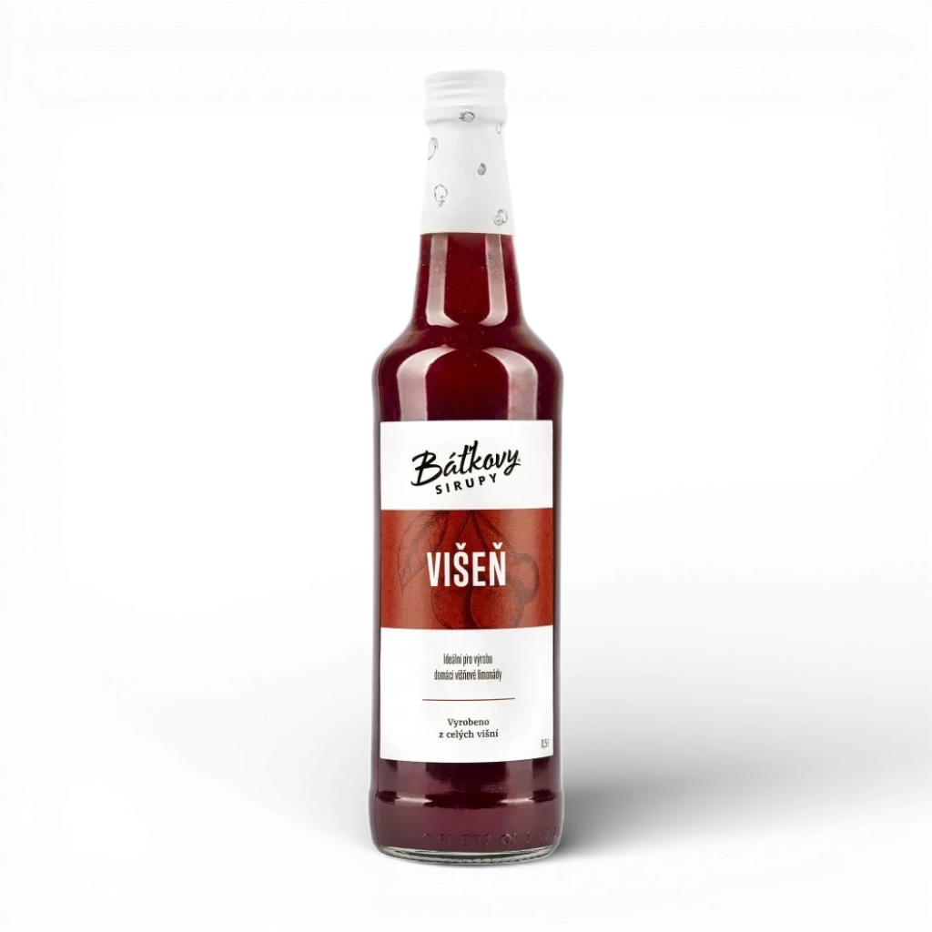 [1311854530010750] Báťkovy sirupy - Višňový sirup 500ml