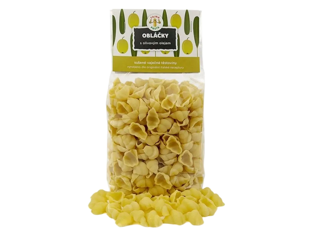 [052] Fajna pasta - Těstoviny Obláčky s olivovým olejem 400g