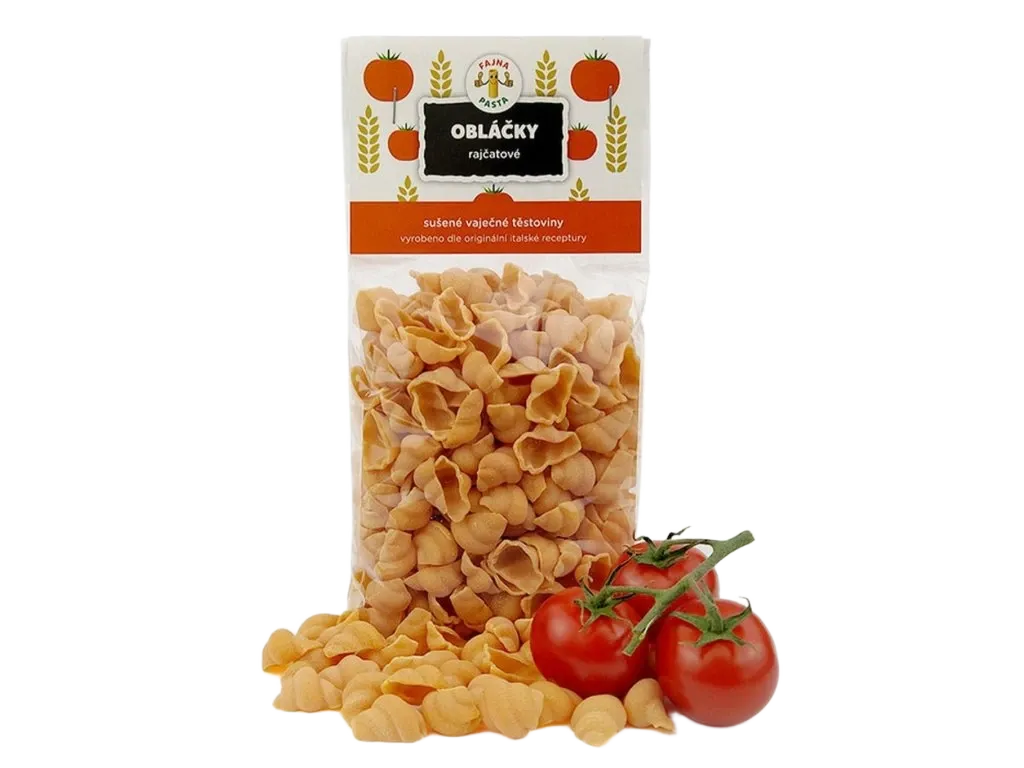 [1825653251230570] Fajna pasta - Těstoviny Rajčatové obláčky 400g