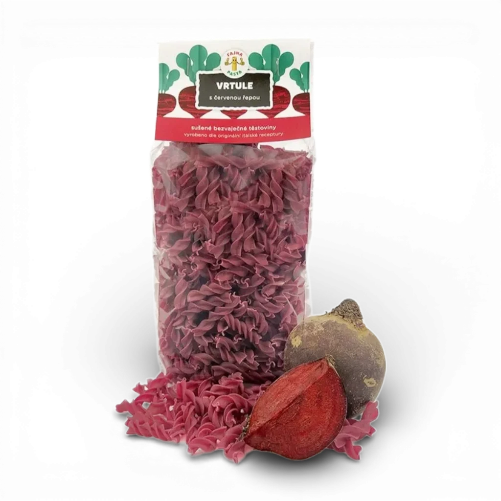 [038] Fajna pasta - Těstoviny Vrtule s červenou řepou 400g