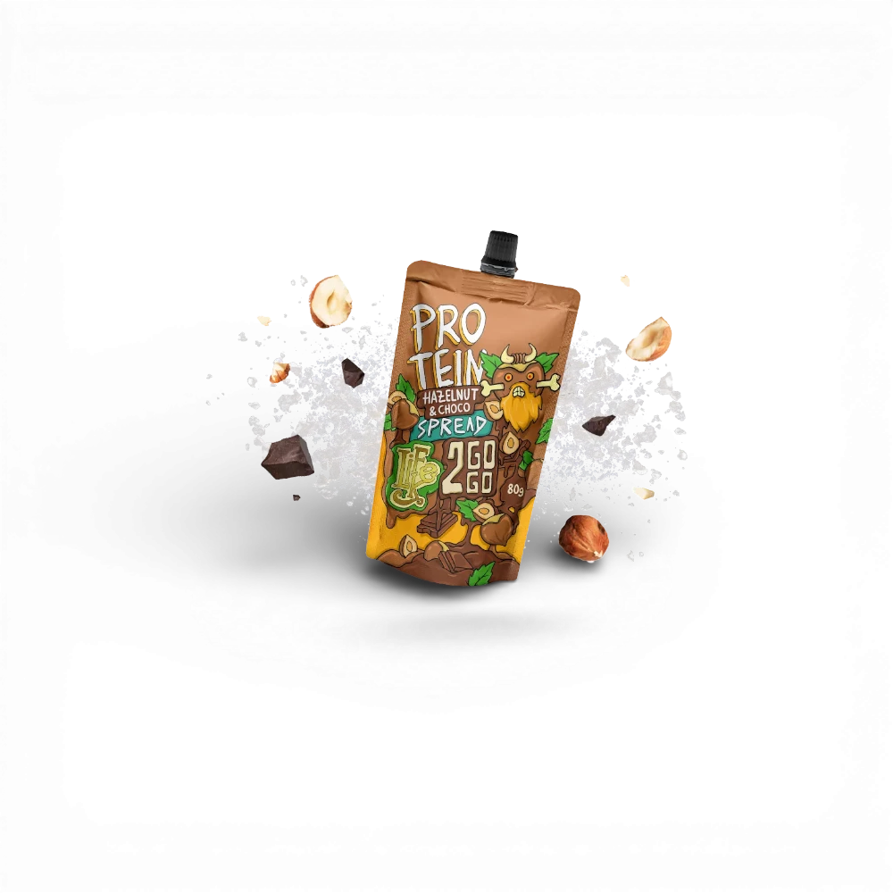 [2GOGO - HAZELNUT] LifeLike - 2GOGO Protein Hazelnut & Choco Spread 80g