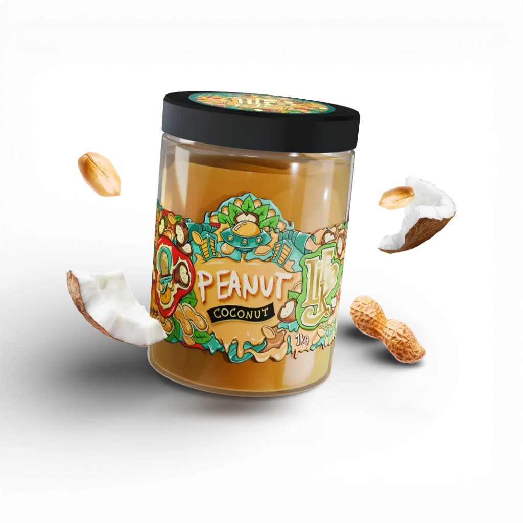 [ARAŠÍDOVO KOKOSOVÝ 1KG] LifeLike - Arašidovo kokosový krém 1kg