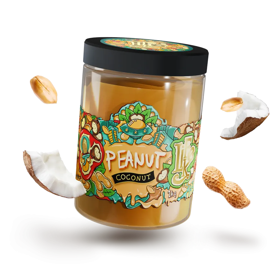 [ARAŠÍDOVO KOKOSOVÝ 1KG] LifeLike - Arašidovo kokosový krém 1kg