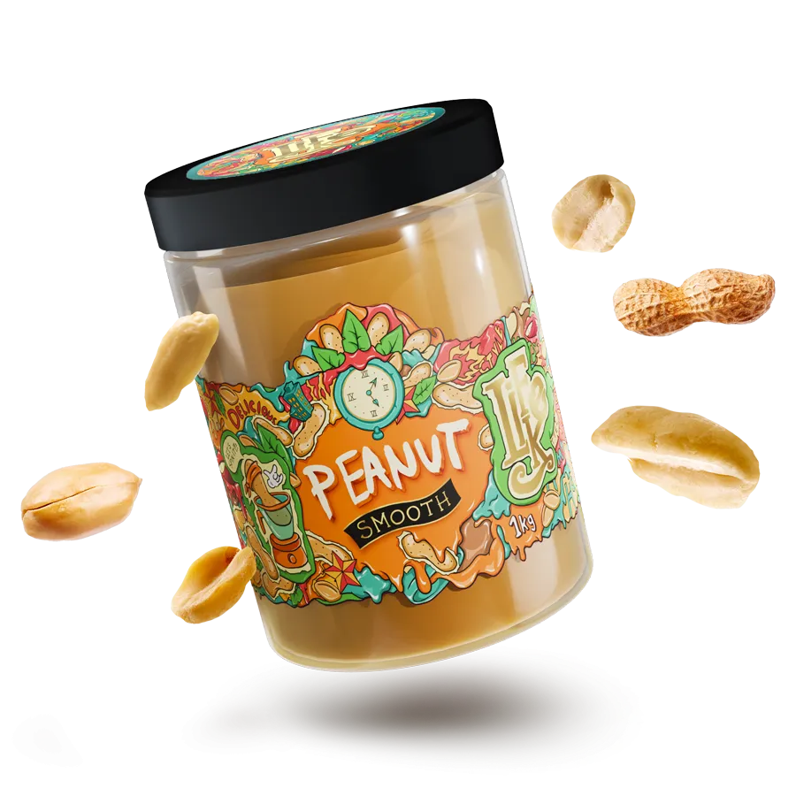 LifeLike - Arašídový krém jemný 1kg