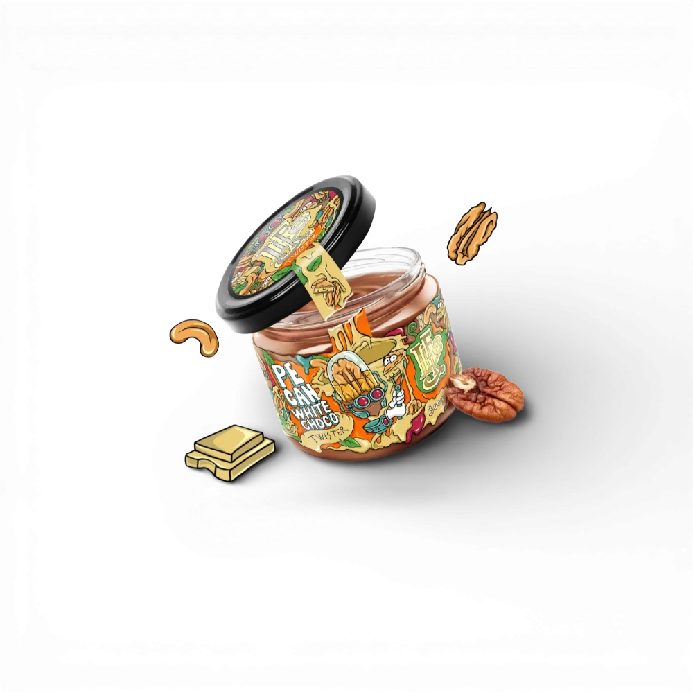 [TWISTER PECAN 300G] LifeLike - Twister Pecan white choco 300g