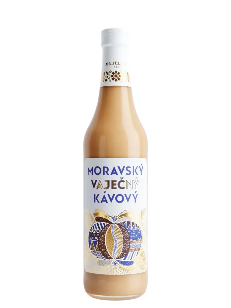 Metelka - Moravský vaječný kávový 14% 0,5l