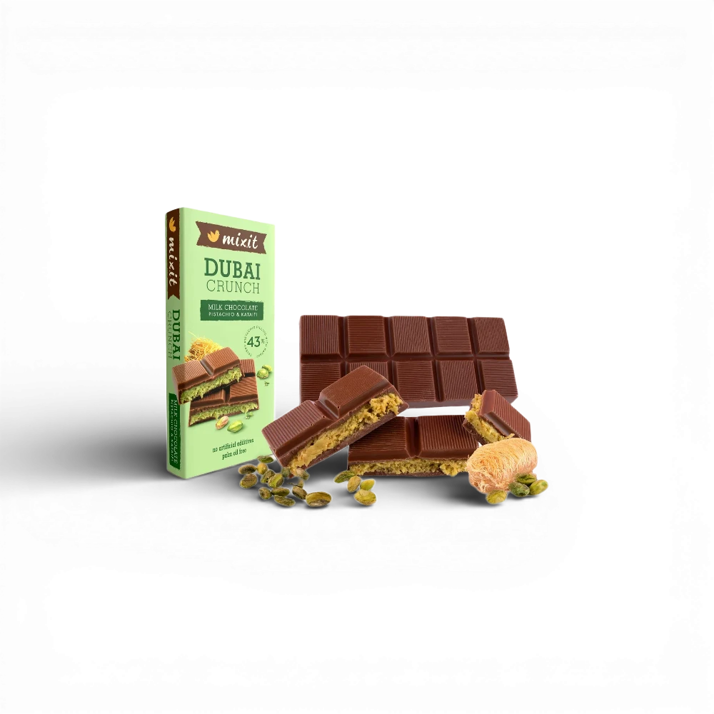 [1852579960019150] Mixit - Dubajská čokoláda s pistáciovou příchutí 70g