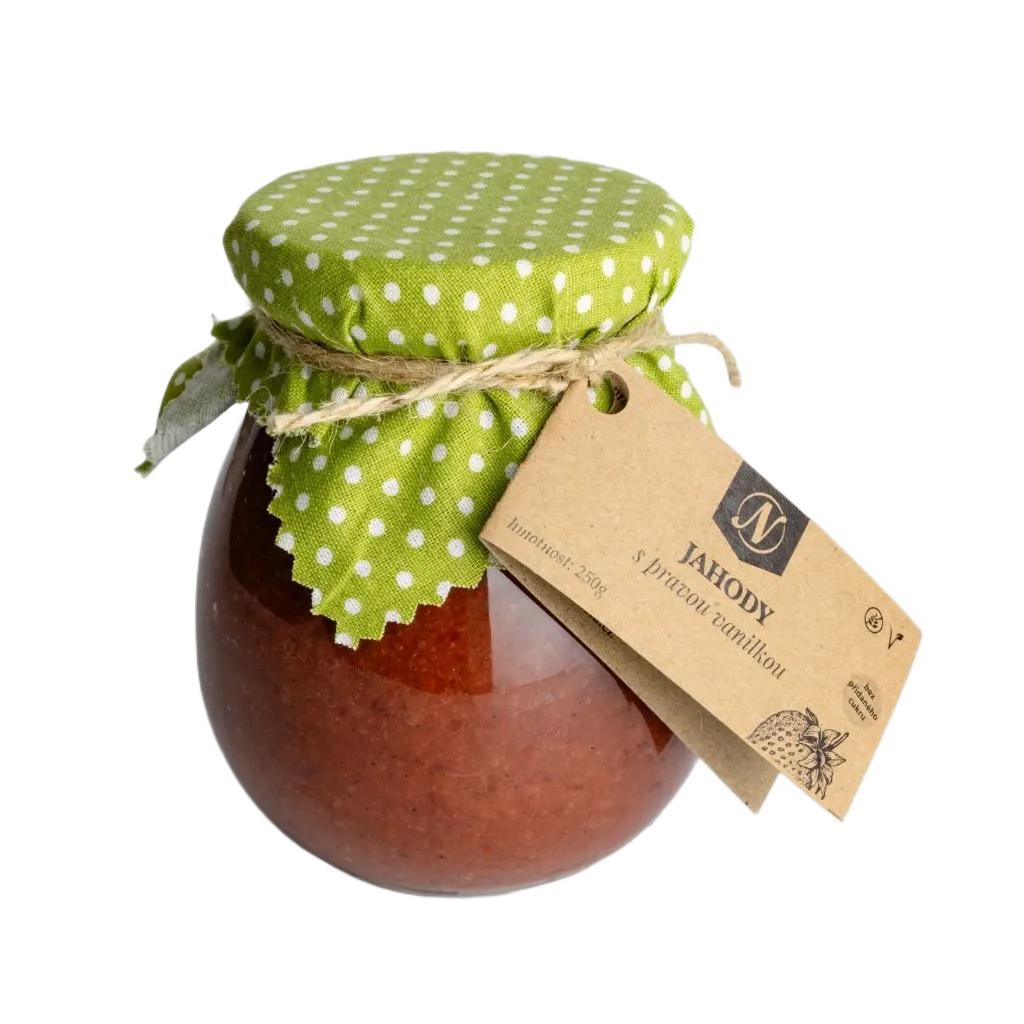[1130/250] Nikoleta Maria - Jahody s pravou vanilkou 250g
