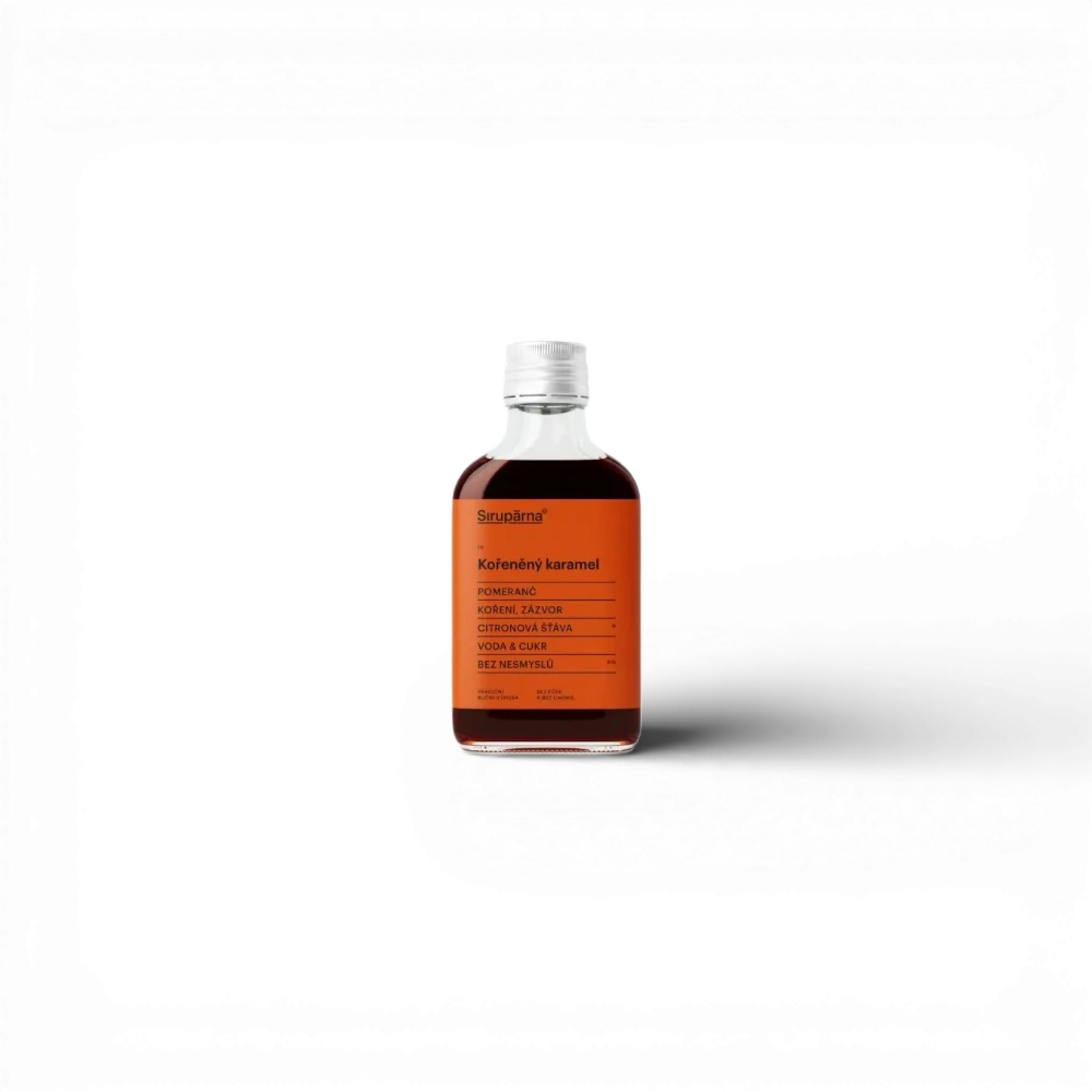 Sirupárna - Kořeněný karamel sirup 0,1l