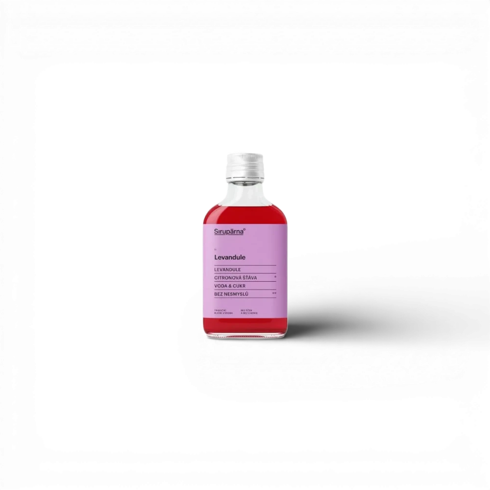 [SIR022] Sirupárna - Levandulový sirup 0,1l