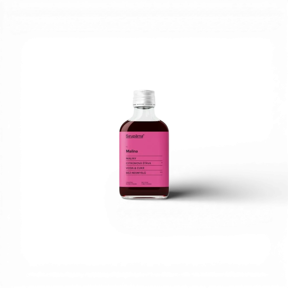 Sirupárna - Malinový sirup 0,1l