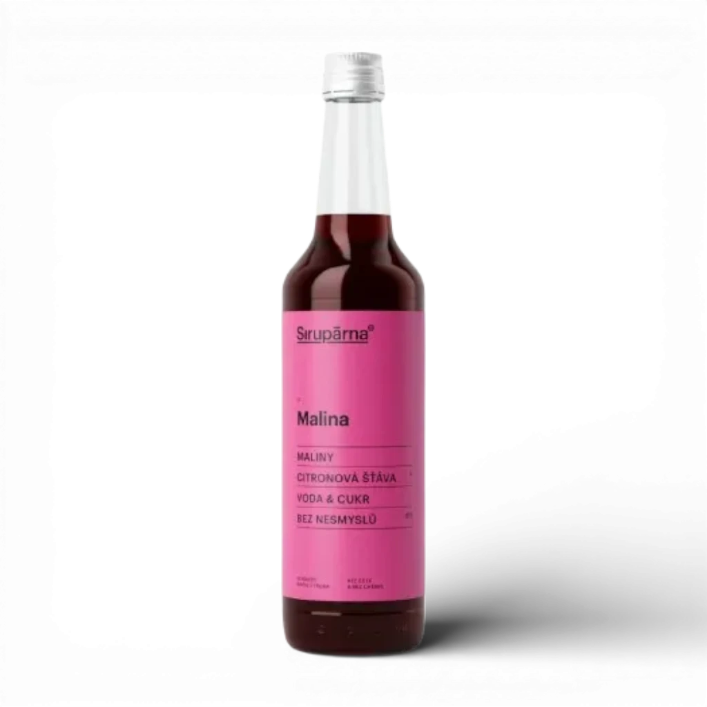 Sirupárna - Malinový sirup 0,5l