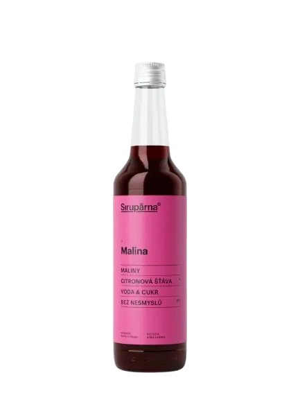 [SIR026] Sirupárna - Malinový sirup 0,5l