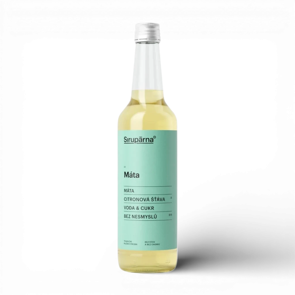 Sirupárna - Mátový sirup 0,5l