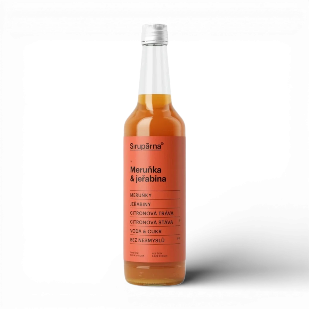 Sirupárna - Meruňka & Jeřabina 0,5l