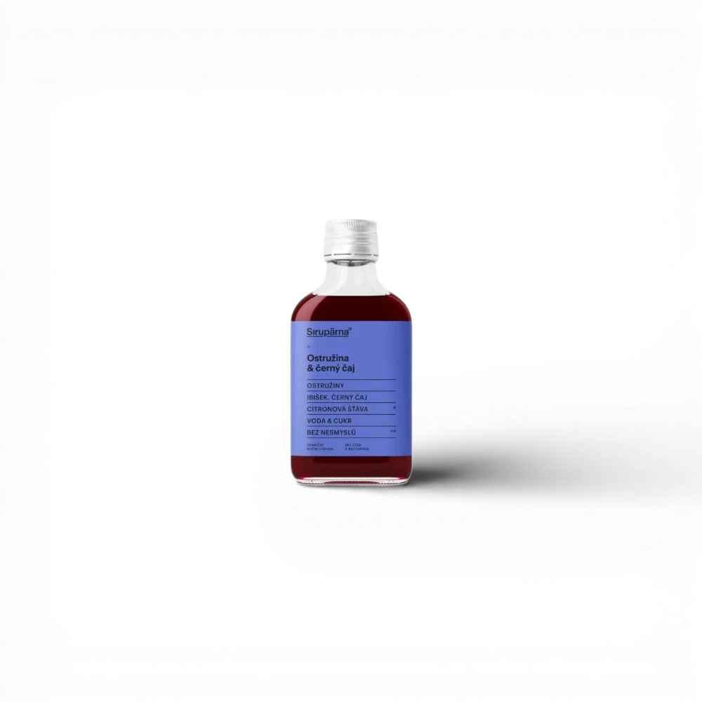 Sirupárna - Ostružina & černý čaj sirup 0,1l