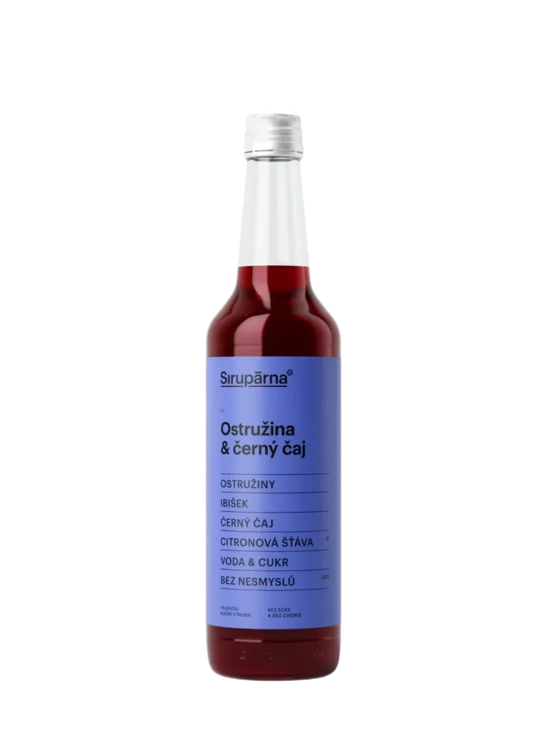 [SIR089] Sirupárna - Ostružina & černý čaj sirup 0,5l