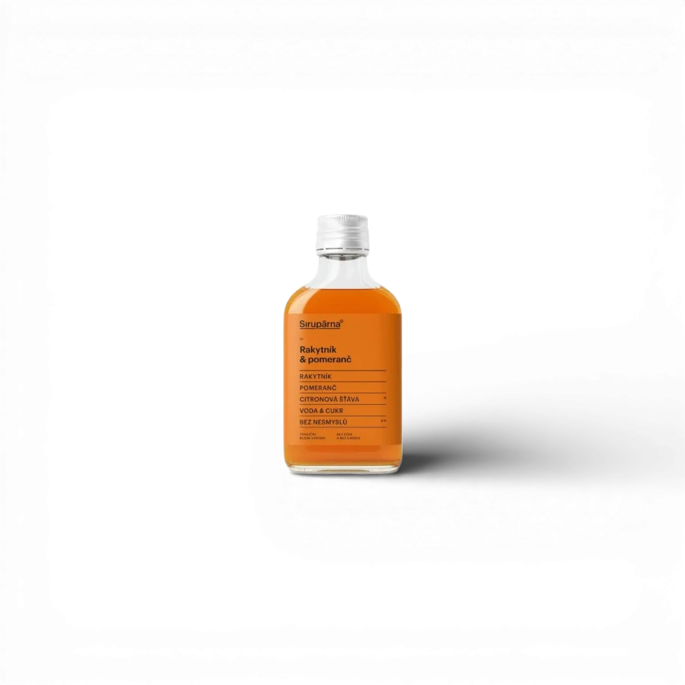 Sirupárna - Rakytník & pomeranč sirup 0,1l