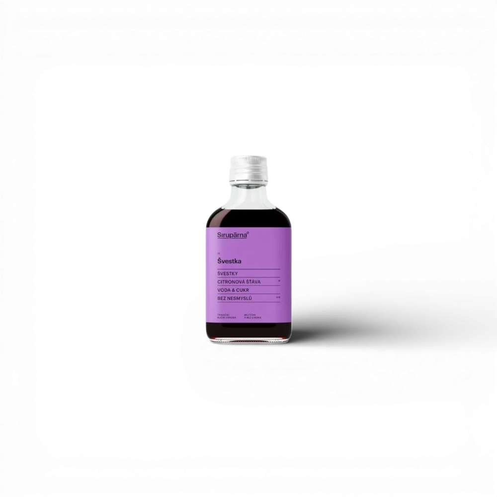 Sirupárna - Švestkový sirup 0,1l