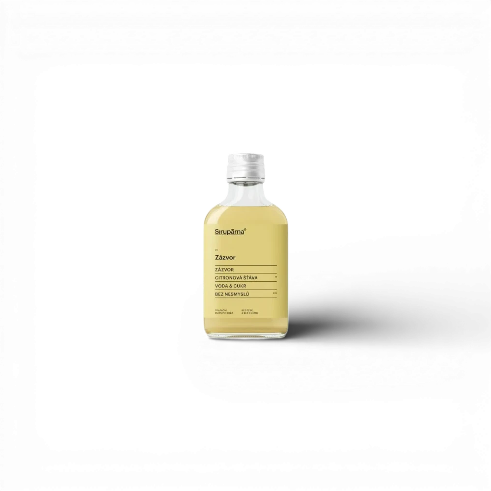 Sirupárna - Zázvorový sirup 0,1l