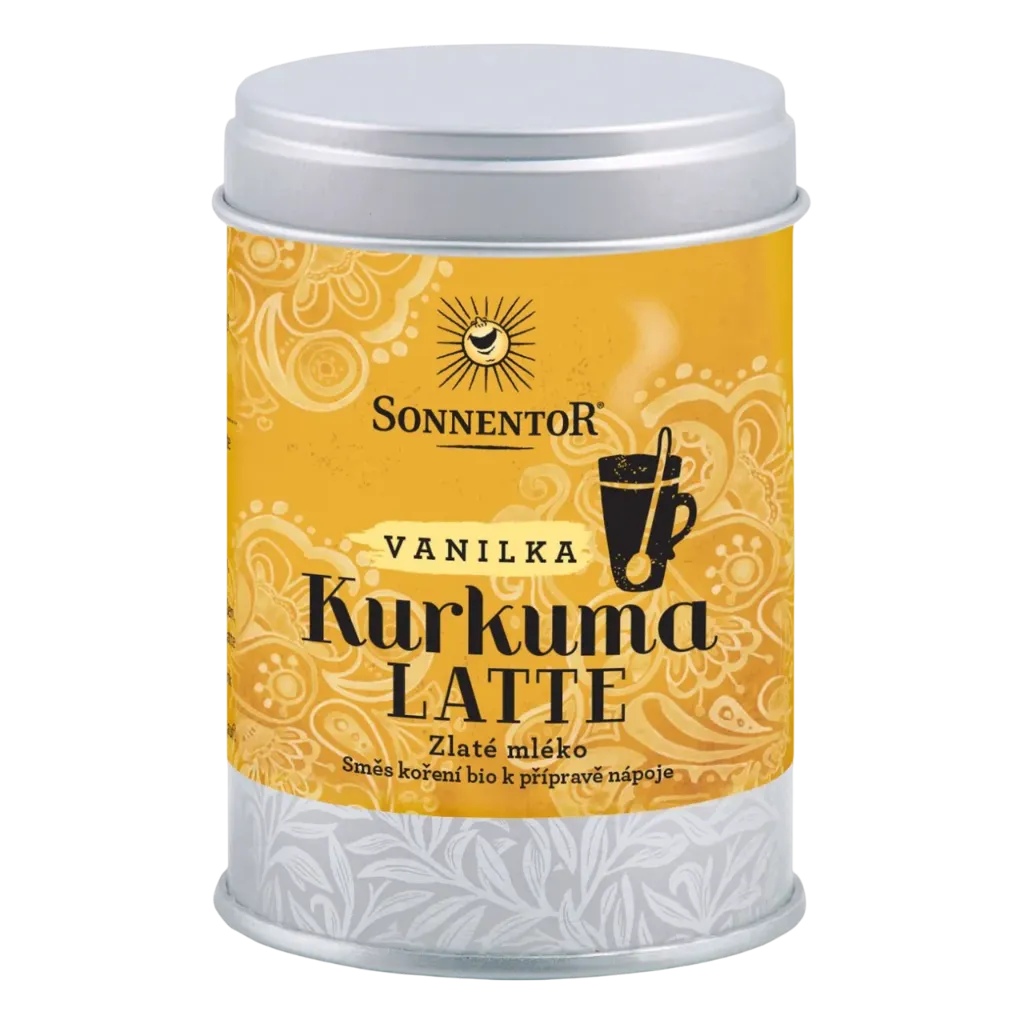 [09832] Sonnentor - Kurkuma Latte - vanilka bio 60g dóza
