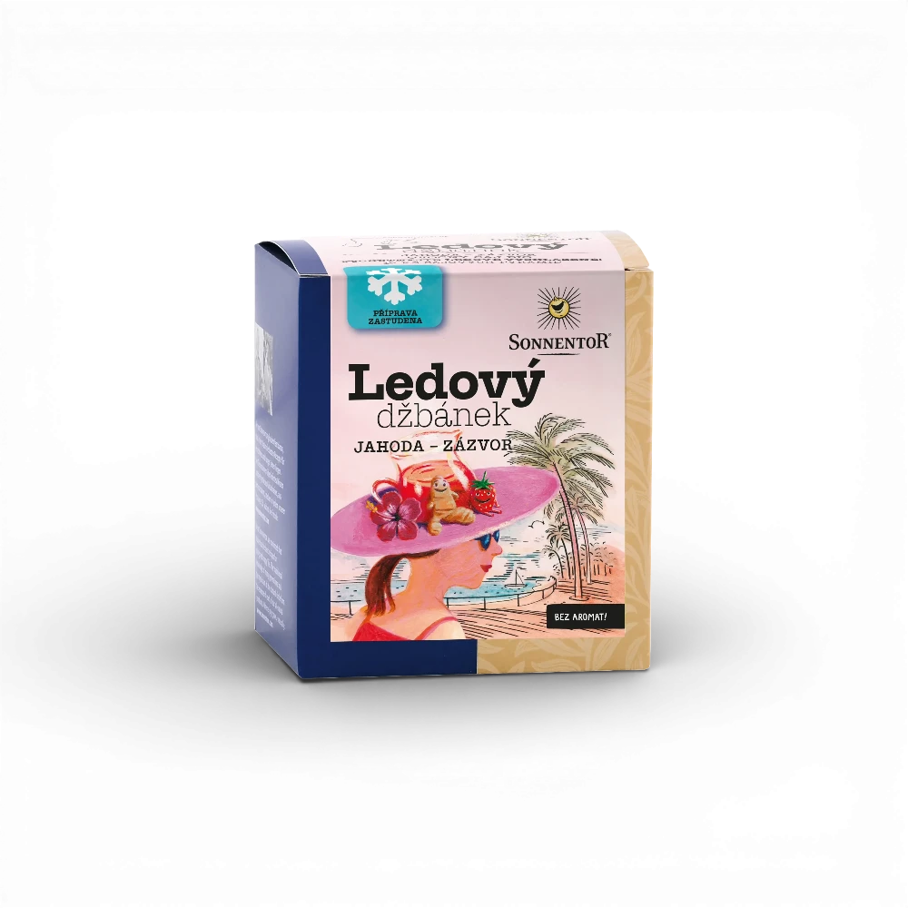 Sonnentor - Ledový džbánek - Jahoda-zázvor bio 44,8g
