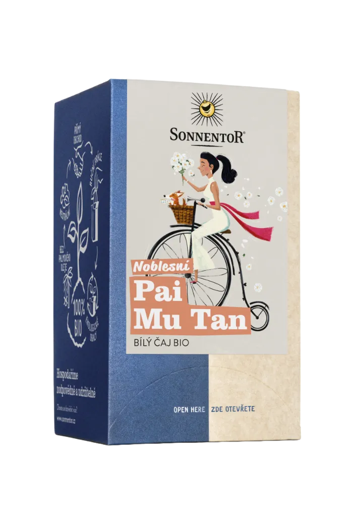 [02227] Sonnentor - Noblesní Pai Mu Tan bio, bílý čaj 18g  porc.