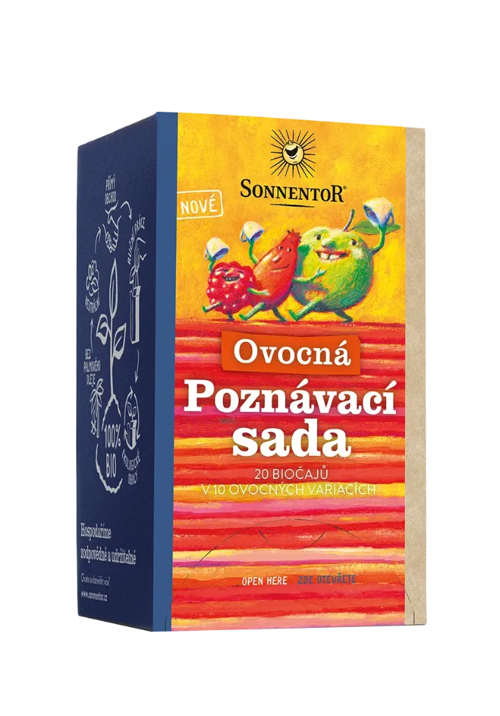 [02661] Sonnentor - Ovocná poznávací sada bio, porc., dvoukomorový 48,4 g