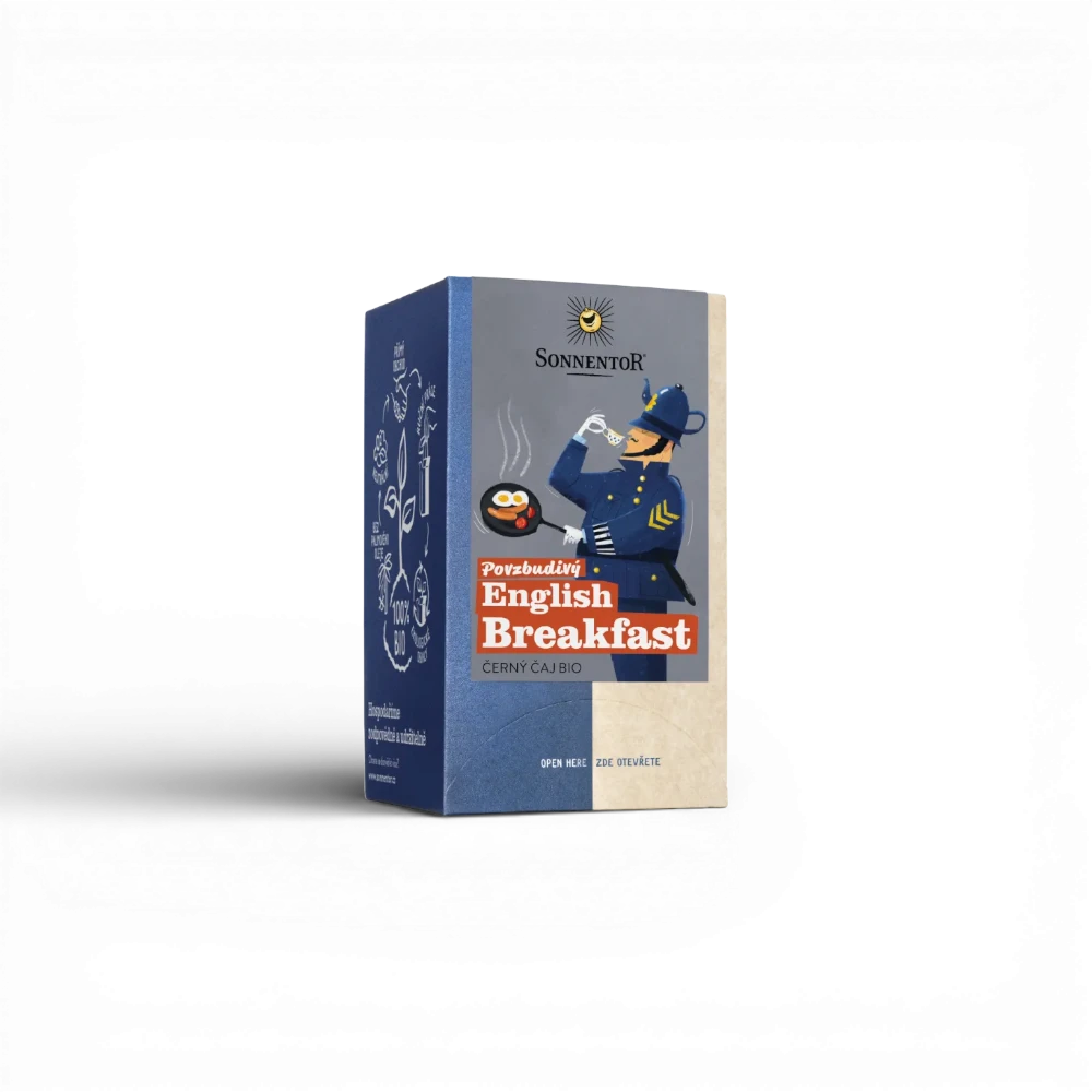 [02685] Sonnentor - Povzbudivý English Breakfast, černý čaj bio,