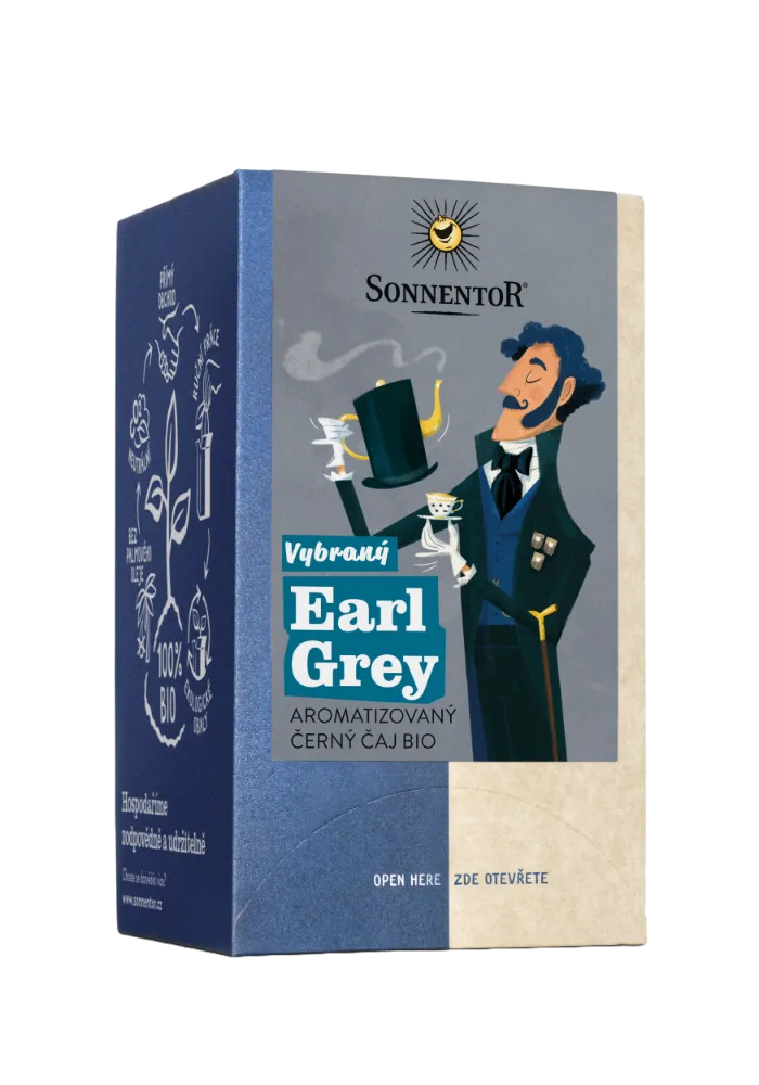 [02218] Sonnentor - Vybraný Earl Grey bio, aromatizovaný černý 27g