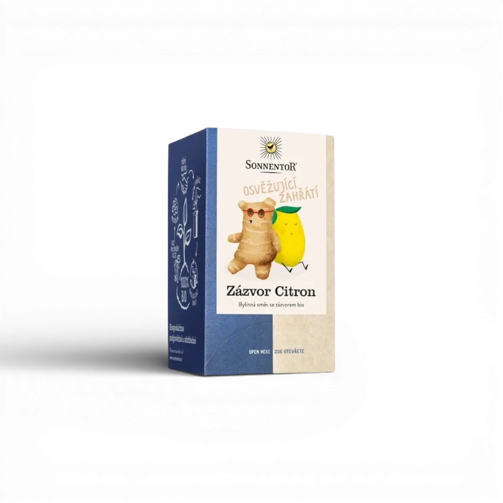 Sonnentor - Zázvor Citron bio 32,4g porc. dvoukomorový