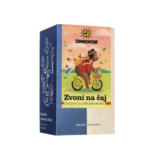 [33544] Sonnentor - Zvoní na čaj 45g, porc. dvoukomorový