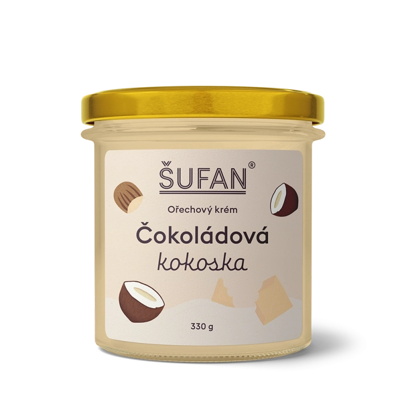 Šufan - Ořechový krém Čokoládová kokoska 330g