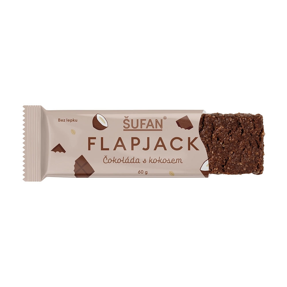 [N 88] Šufan - Flapjack čokoláda s kokosem 60g