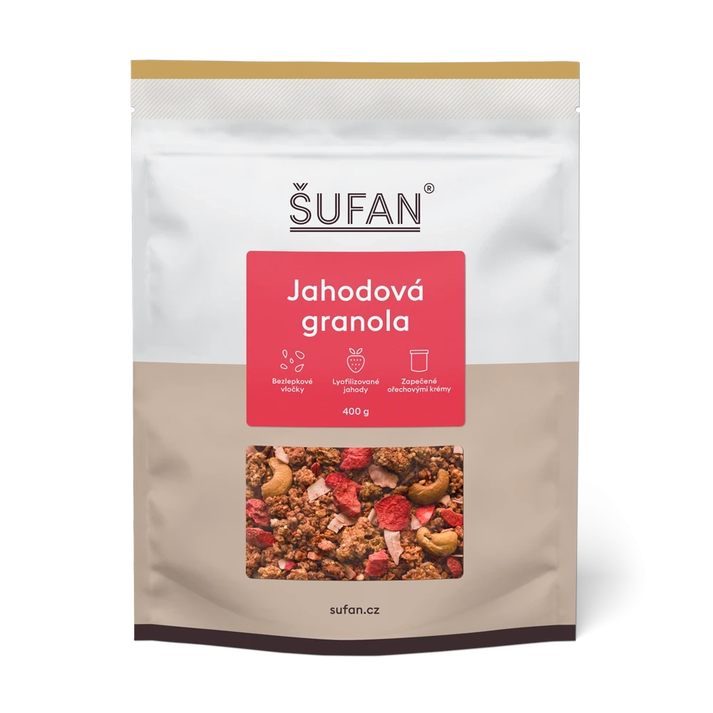 [A 16] Šufan - Granola jahodová sáček 400 g