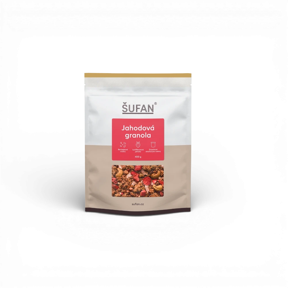 [A 16] Šufan - Granola jahodová sáček 400 g
