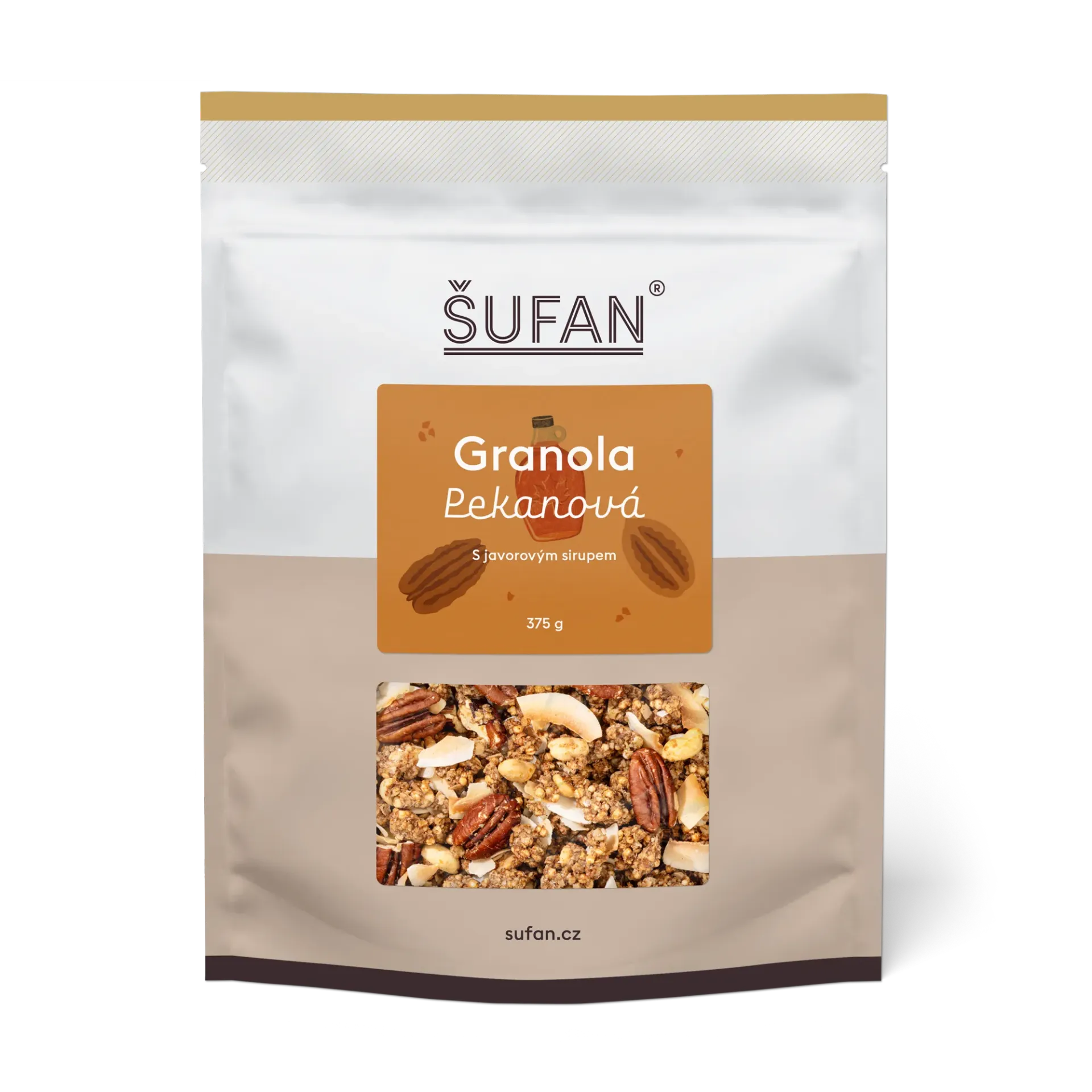 [C 98] Šufan - Granola pekanová s javorovým sirupem 375g