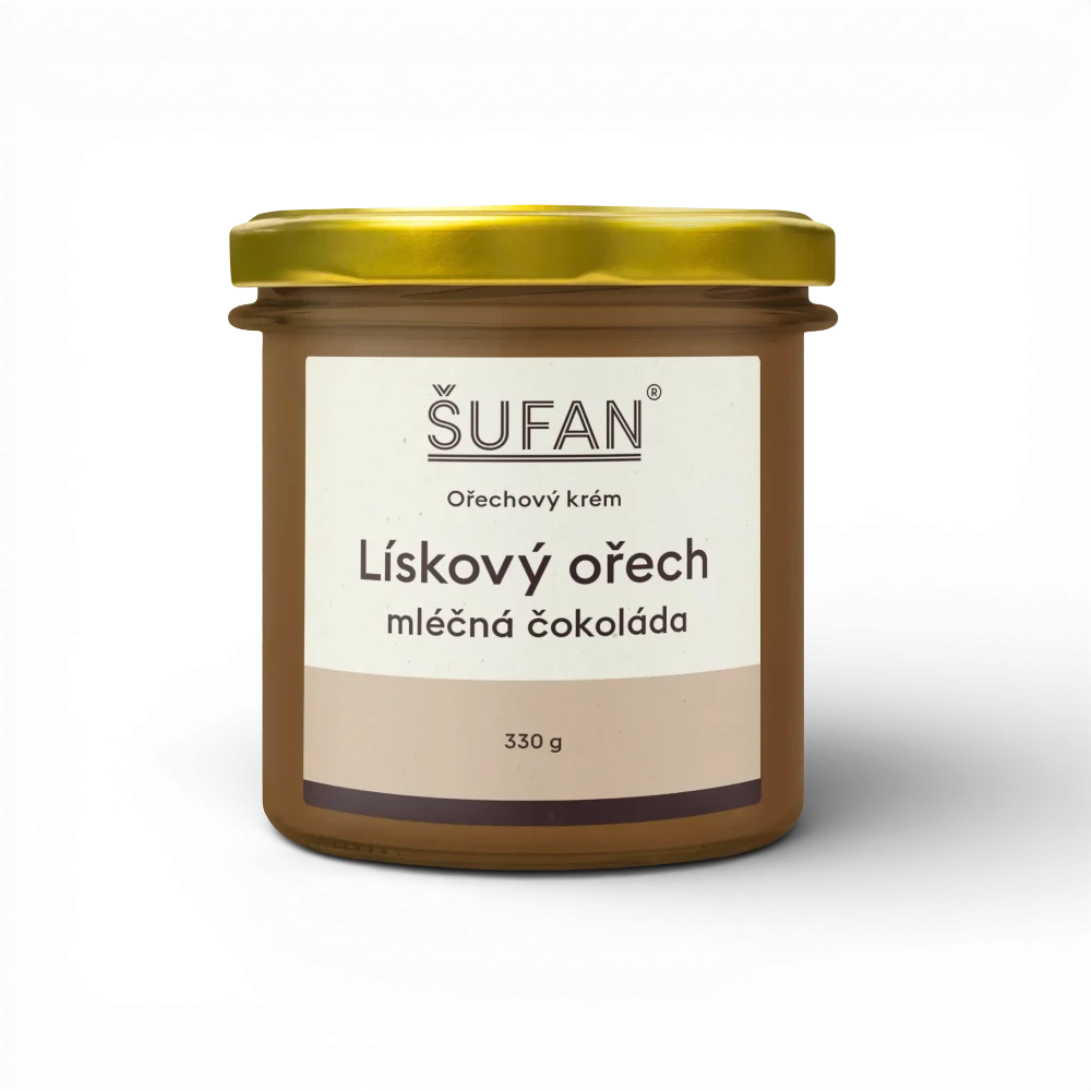 Šufan - Lískový ořech s mléčnou čokoládou 330g